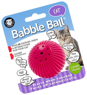Pet Qwerks - Babble Ball w/Cat Nip - Natural Pet Foods