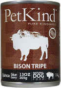 PetKind Canned Dog Food - Bison Tripe - Natural Pet Foods