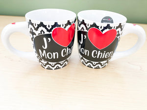 Petrageous "J'aime Mon Chat" mug 24 oz - Natural Pet Foods