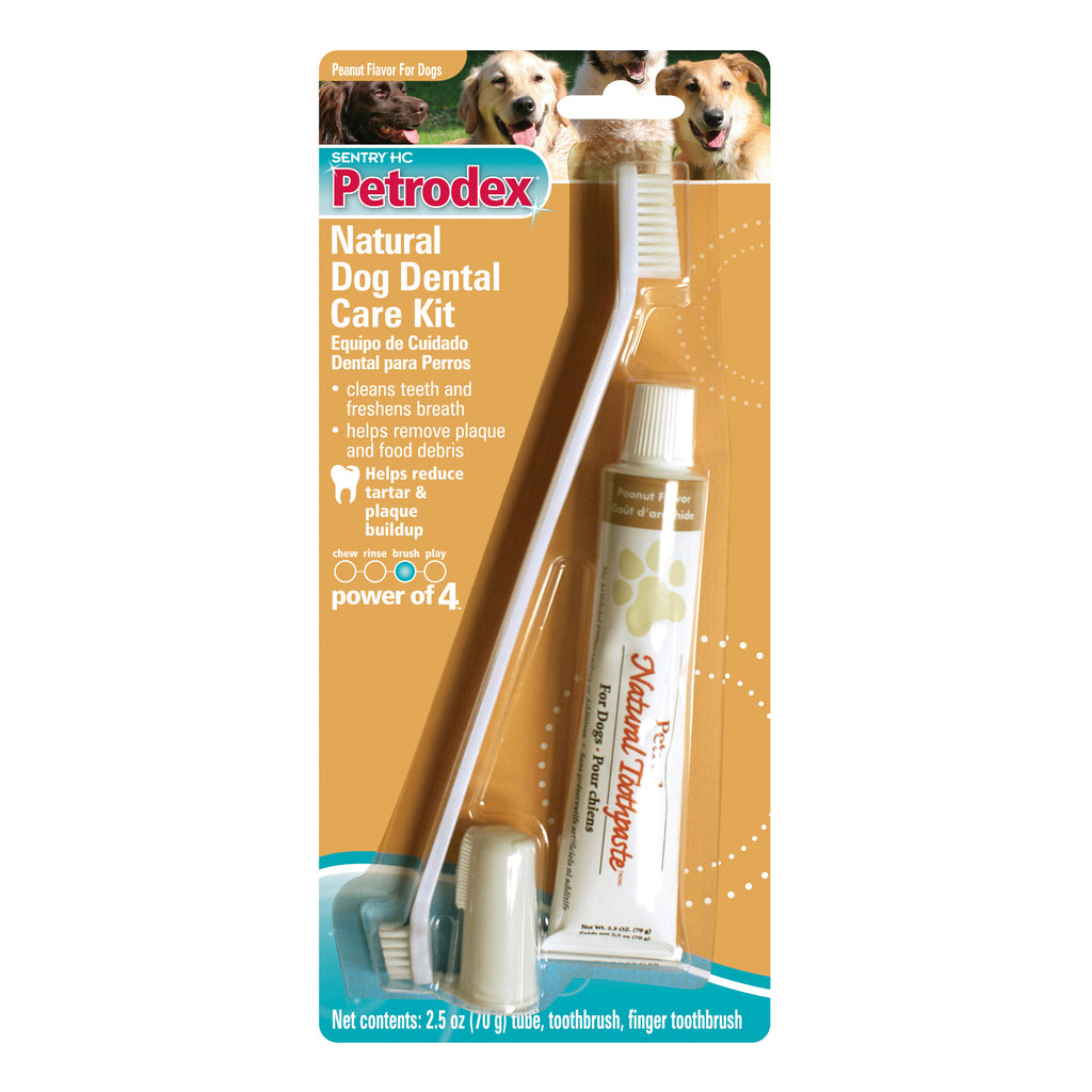 Petrodex Natural Dog Dental Care Kit, 2.5 oz