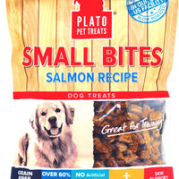 Plato Small Bites Salmon Recipe Dog Treats - Natural Pet Foods