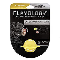 Playology Squeaky Chew Ball Chicken Flavor small SALE - Natural Pet Foods