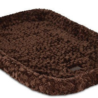 Precision - Snoozzy Cozy Low Bumper Crate Mat - Chocolate - Natural Pet Foods