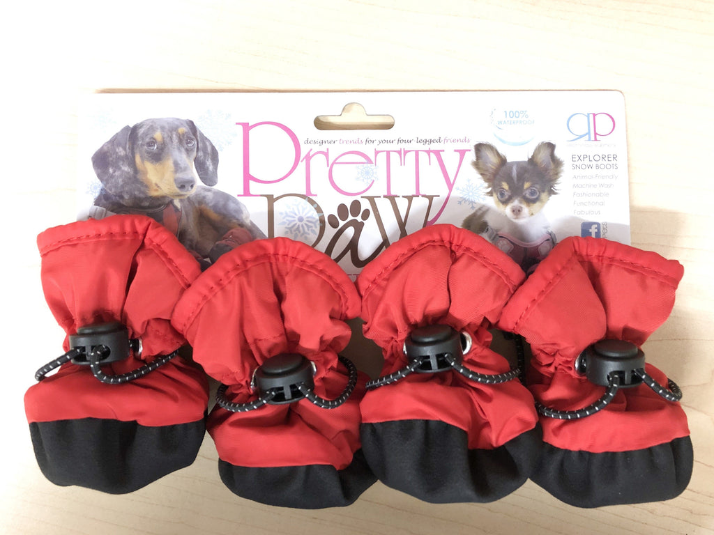 Pretty Paw Snow Explorer Boots (Red) Old Version - Natural Pet Foods