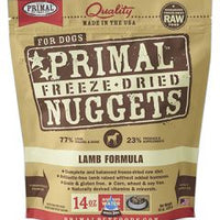 Primal Freeze Dried Lamb Dog 14 oz - Natural Pet Foods