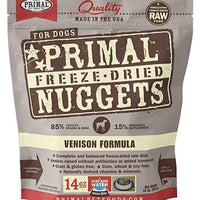 Primal Freeze Dried Venison Dog 1X14OZ - Natural Pet Foods