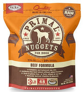 Primal Frozen Beef Nuggets Dog 3 lb - Natural Pet Foods