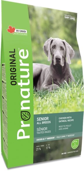 Pronature Original All Breed Senior Chicken with Oatmeal 11.3 kg - Natural Pet Foods