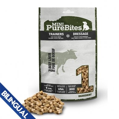 Purebites Mini Trainers Beef Liver 85 g - Natural Pet Foods