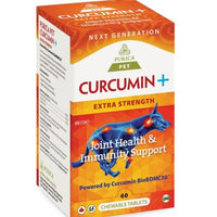 Purica Curcumin Extra Strength with Glucosomine 60 Chewable Tablets - Natural Pet Foods