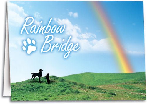Rainbow Bridge Sympathy Card - Natural Pet Foods