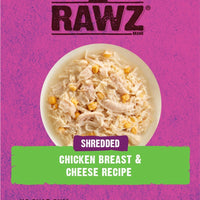 Rawz Shredded Chicken Breast & Cheese Recipe - Natural Pet Foods