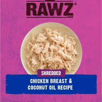 Rawz Shredded Chicken Breast & Coconut Oil Recipe - Natural Pet Foods