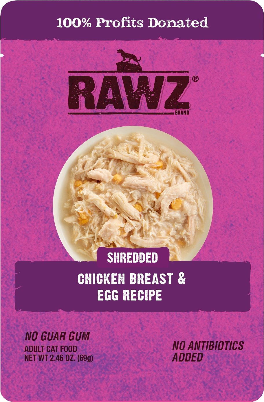 Rawz Shredded Chicken Breast & Egg Recipe - Natural Pet Foods