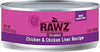 Rawz Shredded Chicken & Chicken Liver cat can
