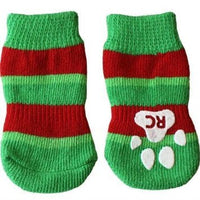 RC Pet Pawks - Anti Slip Socks for Dogs - Christmas Stripes - Natural Pet Foods
