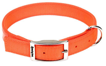 Remington Double Ply Rflctv Nylon Hound Collar Safety Orange Dog 26 ''