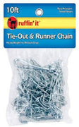Ruffin It Tie-Out & Runner Chain 10 ft (heavy weight and medium dogs) SALE - Natural Pet Foods