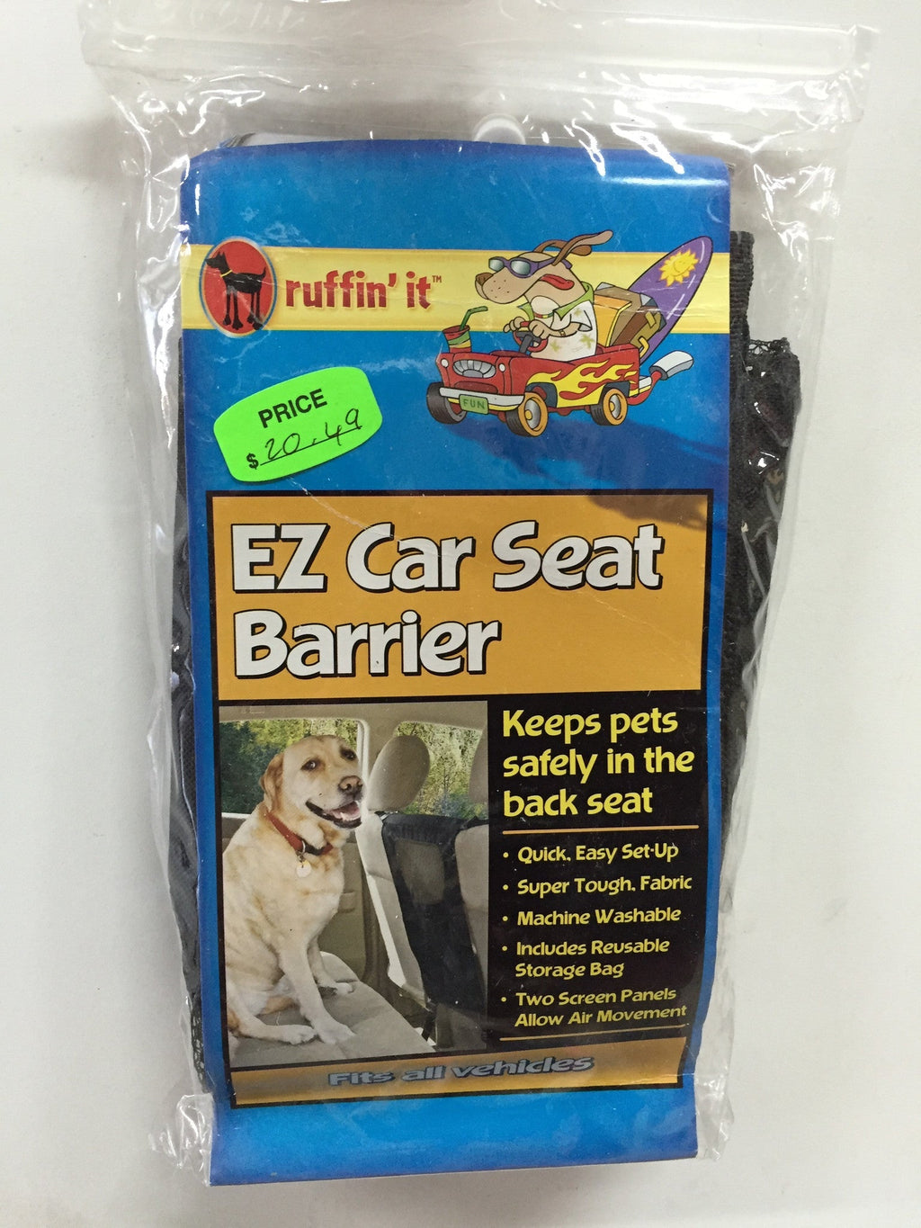 Ruffin'it EZ Car Seat Barrier - Natural Pet Foods