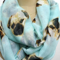 Scarf with Pug - Natural Pet Foods