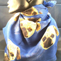 Scarf with Pug - Natural Pet Foods