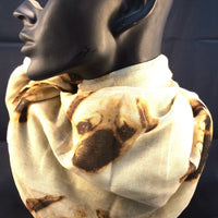 Scarf with Pug - Natural Pet Foods