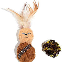 Silver Paw Star Wars Chewbacca Cat Toy 2 Piece Set with Catnip - Natural Pet Foods