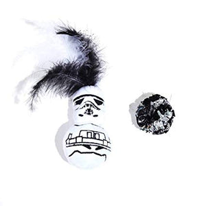 Silver Paw Star Wars Storm Trooper Cat Toy 2 Pc - Natural Pet Foods