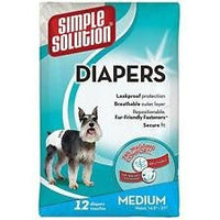 Simple Solution - Disposable Diapers - 12 Pack - Natural Pet Foods