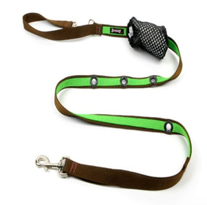 Smoochy Poochy - 2 Tone - Hands Free Leash 1"x 6' (various colours) - Natural Pet Foods