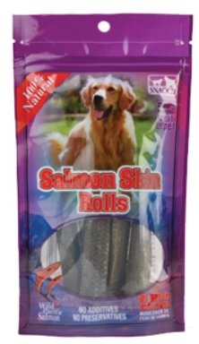 Snack21 Salmon Skin Rolls 6pk - Natural Pet Foods