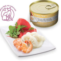 Snappy Tom - Lites Canned Cat Food - Tuna with Shrimp and Calamari - Natural Pet Foods