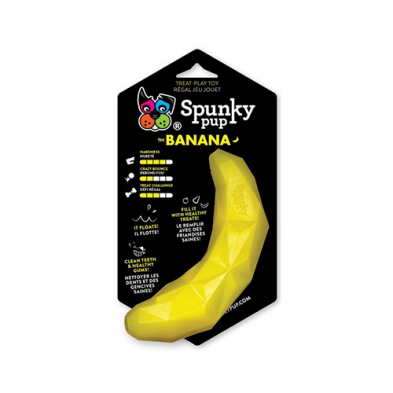 Spunky Pup® Treat Holding Toy Banana