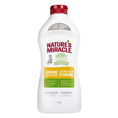 Spectrum Nature's Miracle Just for Cats Urine Destroyer Squeeze Bottle 946 ml - Natural Pet Foods