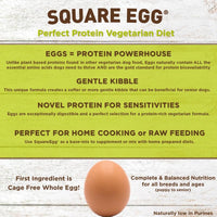 Square Pet Egg Meat Free Formula for dogs - Natural Pet Foods