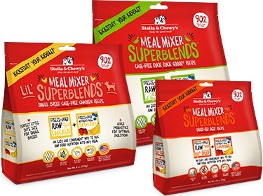 Stella and Chewy Meal Mixer Superblends Cage-Free Duck Duck Goose Recipe - Natural Pet Foods