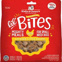 Stella & Chewy's Lil' Bites Chicken Little Recipe Small Breed Freeze-Dried Raw Dog Food, 7-oz bag - Natural Pet Foods