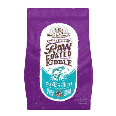 Stella & Chewy's Raw Coated Kibble Wild-Caught Salmon Recipe Dry Cat Foods - Natural Pet Foods