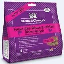 Stella & Chewy's Yummy Lickn' Salmon & Chicken Freeze Dried Cat Foods - Natural Pet Foods