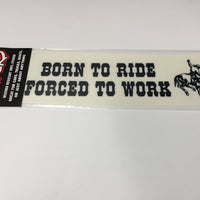 Stickers -Born to Ride - Natural Pet Foods