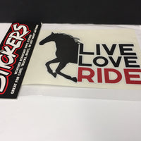 Stickers - Live - Love - Ride - Natural Pet Foods