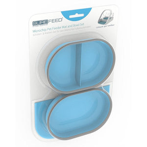 SureFeed Feeder Mat & Bowl Set Blue - Natural Pet Foods