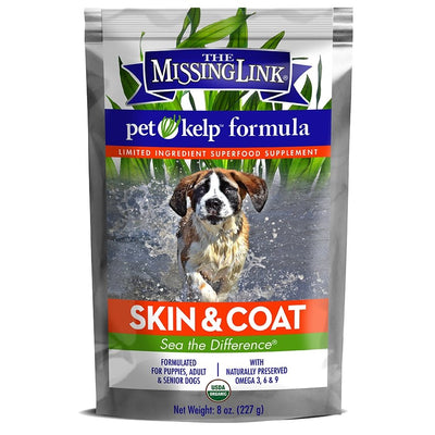 The Missing Link® Pet Kelp® Skin & Coat - Limited Ingredient Superfood Supplement For Dogs 8 oz - Natural Pet Foods