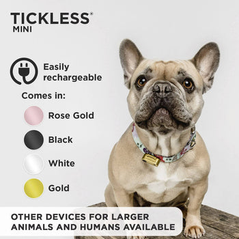 TICKLESS® Mini Rechargeable Ultrasonic Tick and Flea Repellent