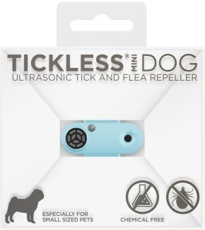 Tickless Pet Mini Ultrasonic Rechargeable Tick & Flea Repeller Baby Blue