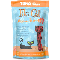 Tiki Cat - Aloha Friends Pouches - Tuna and Pumpkin 12 of 3 oz - Natural Pet Foods