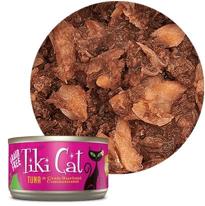 Tiki Cat - Lanai Grill - Tuna in Crab Surimi - Natural Pet Foods