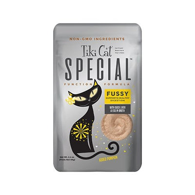 Tiki Cat® Special™ Fussy with Duck Liver & Egg in Broth Wet Cat Food 2.4 oz - Natural Pet Foods