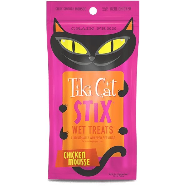 Tiki Cat - Stix - Chicken Mousse NEW 3 oz - Natural Pet Foods