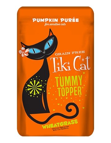 Tiki Cat® Tummy Topper™ Pumpkin Puree & Wheatgrass - Natural Pet Foods
